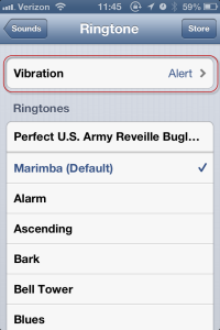 iOS Custom Vibration Alert - Step 3