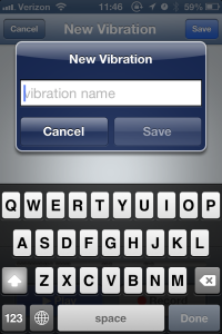 iOS Custom Vibration Alert - Step 6